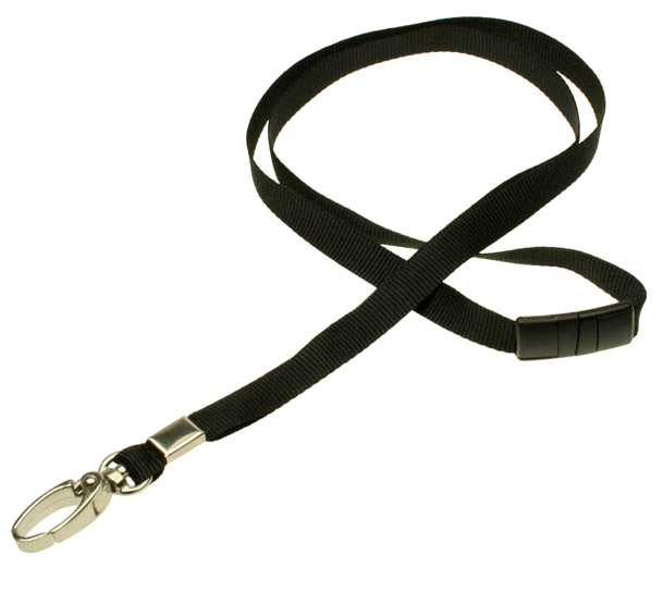 Clip Art Lobster Clip breakaway lanyards id res ltd pack of 100 black with metal lobster clip